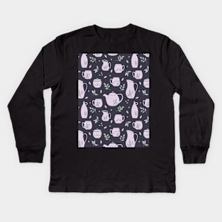 Ceramics pattern Kids Long Sleeve T-Shirt